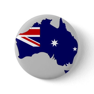 Australia flag map buttons by FlagStore