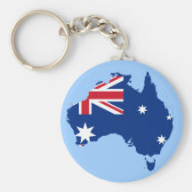 australia flag map keychains