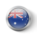 Australia Flag "Orb" Button