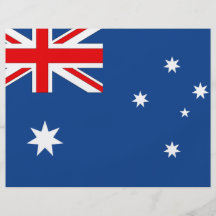 Australia Flag Personalized Flyer