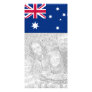 Australia Flag Photo Card