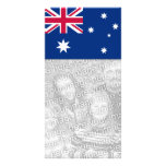 Australia Flag Photo Card photo cards