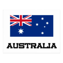 Australia Flag Post Cards