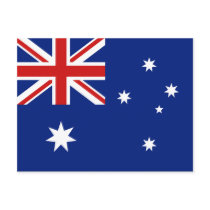 Australia Flag Postcard