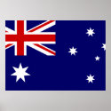 Australia Flag posters