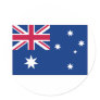 Australia Flag Round Sticker