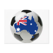 Australia football soccer post cards