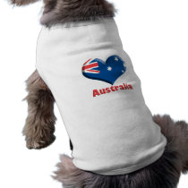 Australia Heart Pet Clothing