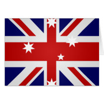 Australia High quality Flag Card