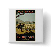 Australia In The Sun Vintage Travel Poster Art