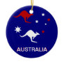Australia Kangaroo and Southern Cross design Ornament