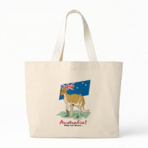 Australia Kangaroo Canvas Bags
