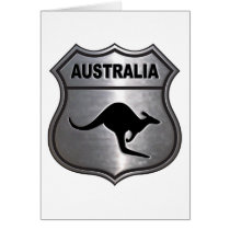 Australia Kangaroo Card