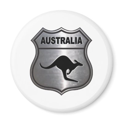 Australia Kangaroo Refrigerator Magnet by teyes143