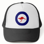 Australia kangaroo military aviation roundel trucker hat
