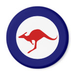 Australia kangaroo military aviation roundel fridge magnet
