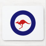 Australia kangaroo military aviation roundel mouse pads