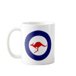 Australia kangaroo military aviation roundel coffee mug
