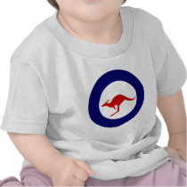 Australia kangaroo military aviation roundel t-shirts