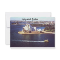 Australia Opera House Personalized Announcements