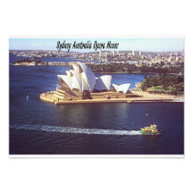 Australia Opera House Personalized Announcements