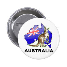 Australia Pinback Button