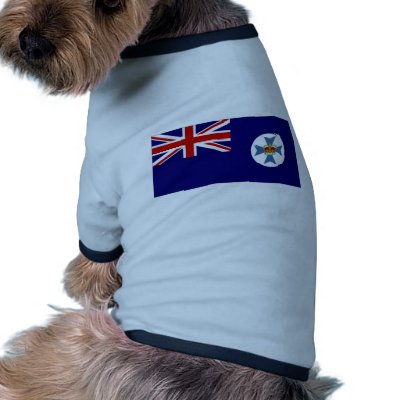 Australia Queensland Flag Doggie Tee Shirt by All_Flags
