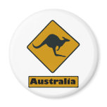 Australia Road Sign - Kangaroo Crossing
