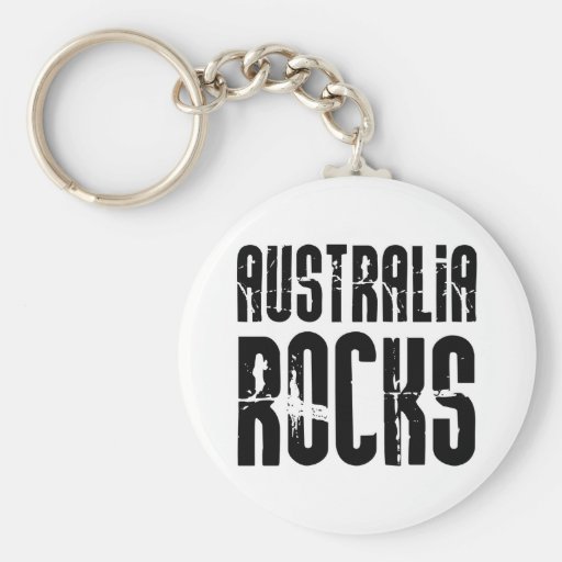 Australia Rocks Keychains