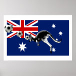 Australia Soccer Print