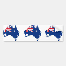 Australia stub, Australia Bumper Sticker
