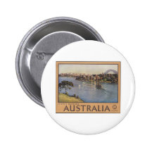 Australia Sydney Harbour Button