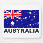 Australia Vintage Flag Mousepads
