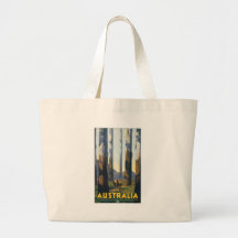 Australia Vintage Travel Poster Bag