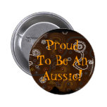 Australian Aboriginal Aussie Pride Art Button