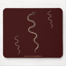 Australian Aboriginal Desert Snake Art Mousepads