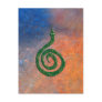 Australian Aboriginal Desert Snake Art Post Card