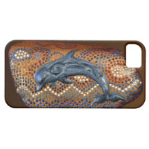 Australian Aboriginal Desert Wildlife Art iPhone 5 Cases