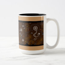 Australian Aboriginal Style Desert Art Mug