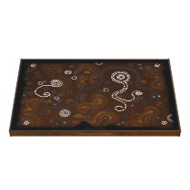 Australian Aboriginal-style Outback Desert Art