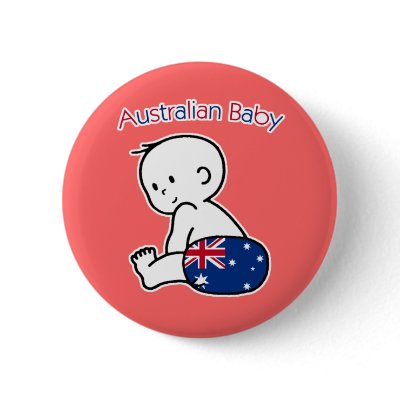 Australian Baby Buttons by anitavalleart