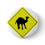 australian camel roadsign yellow buttons