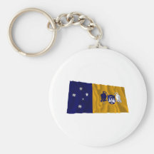 Australian Capital Territory Waving Flag Keychain
