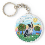 Australian Cattle Dog 1 Key Chain