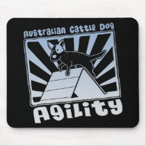 Australian Cattle Dog Agility A-Frame Mouse Pad