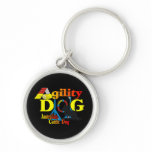 australian cattle dog agility keychains