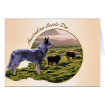 Australian Cattle Dog Art Greeting Card