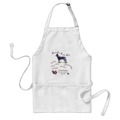 Australian Cattle Dog Art Gifts Apron by DogsByDezign