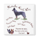 Australian Cattle Dog Art Gifts Fridge Magnet