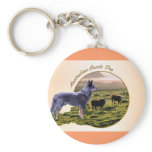 Australian Cattle Dog Art Keychain